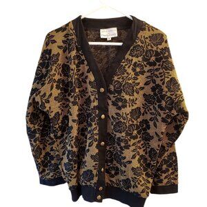 Vintage Kathleen Usherwood for Periphery Women's Button Up Cardigan Medium